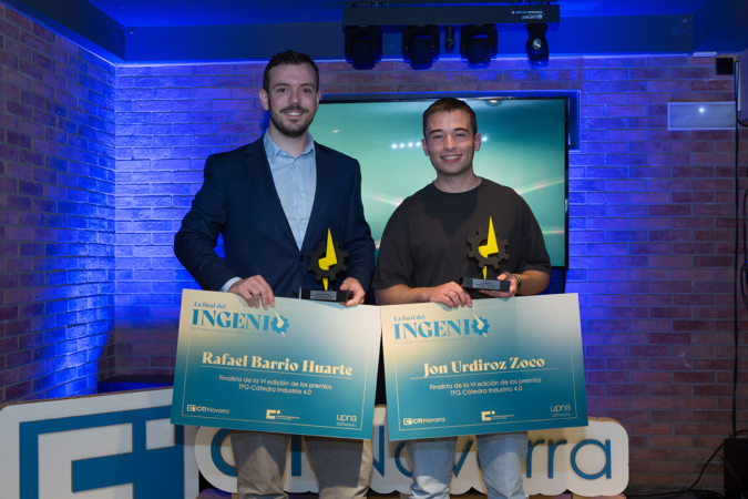 Rafael Barrio y Jon Urdiroz ganan los premios de la Cátedra Industria 4.0