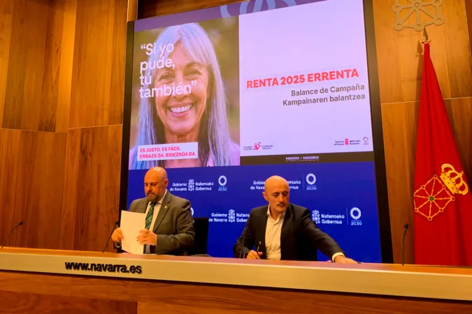 La campaña navarra de la renta termina con 271,5 millones devueltos, 84,2 menos que el año anterior