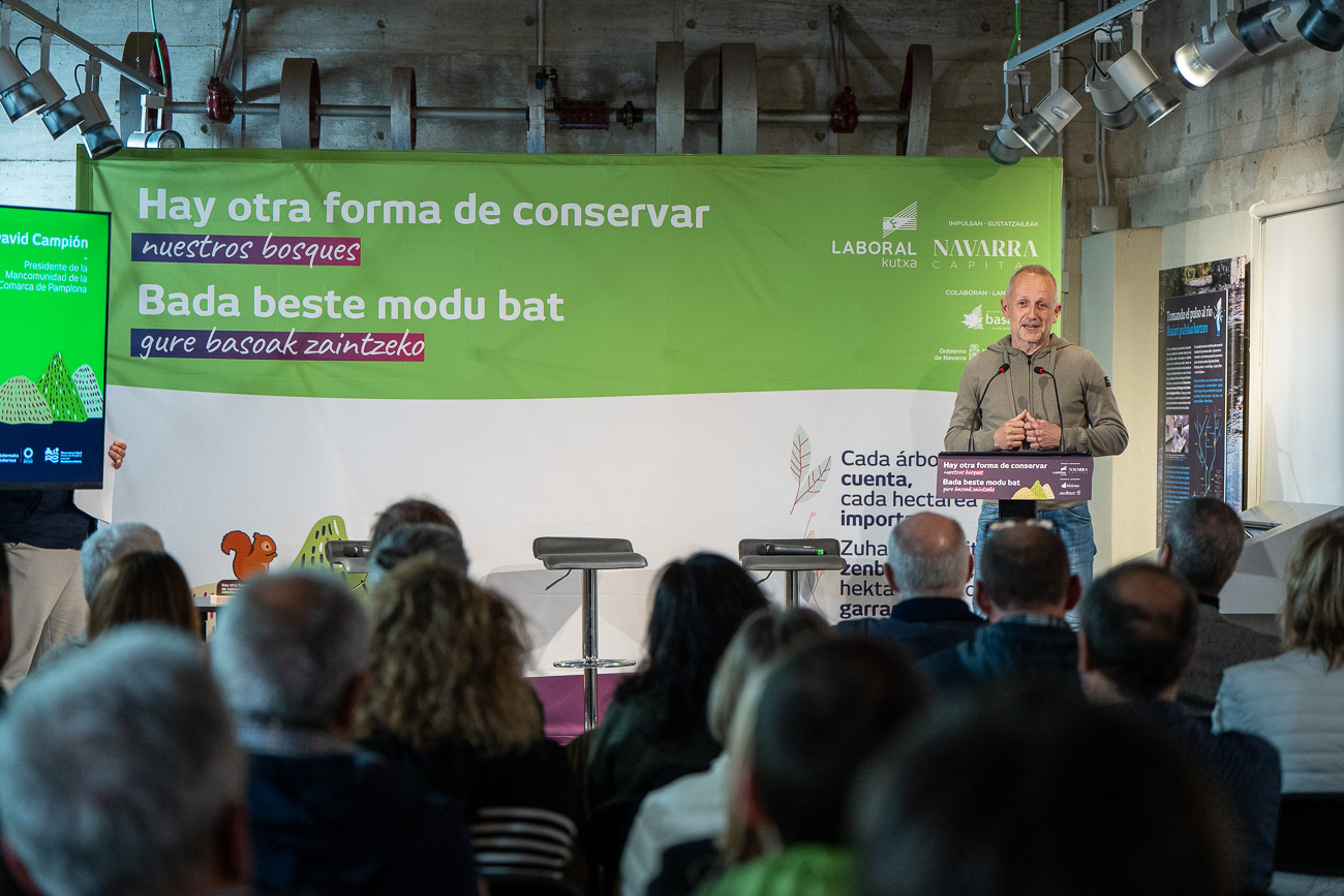 En busca de empresas madrinas para conservar los bosques de San Martín de Unx y el valle de Arce