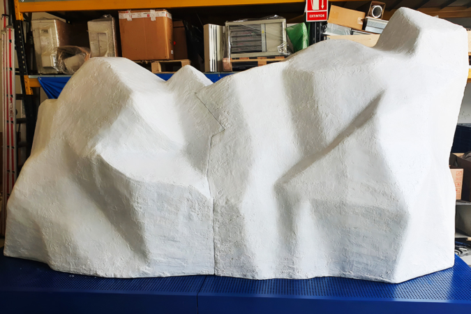 La empresa navarra que ha replicado el iceberg del Titanic para una exposición internacional