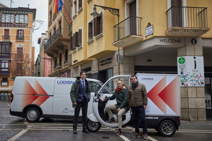 Lodisna lanza un servicio de reparto de última milla con vehículos eléctricos