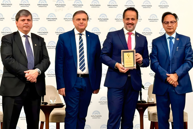 El navarro David Galipienzo (Maraey), reconocido por la Cámara de Diputados de la Nación Argentina