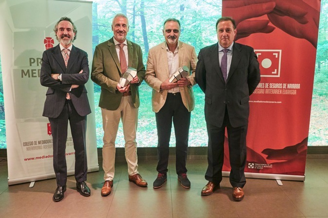 Ángel Arbona y Ángel del Corro, Premio Mediaoro del Colegio de Mediadores de Seguros