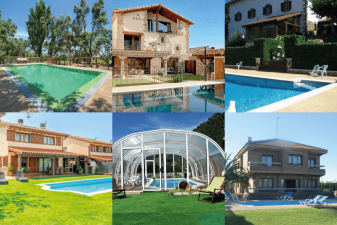 Seis casas con piscina para una escapada rural en Navarra