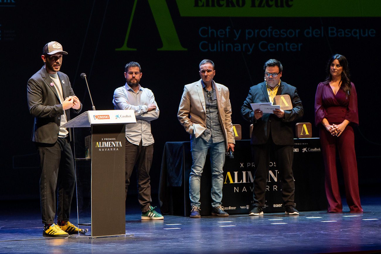 Alfredo Arbeloa, Tutti Food Group, Mula y Bodega Otazu ganan los X Premios Alimenta Navarra