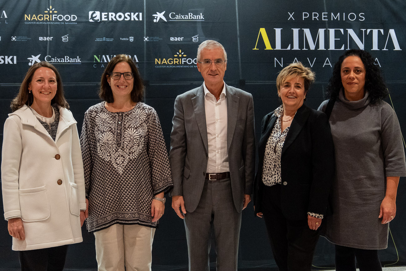 Alfredo Arbeloa, Tutti Food Group, Mula y Bodega Otazu ganan los X Premios Alimenta Navarra