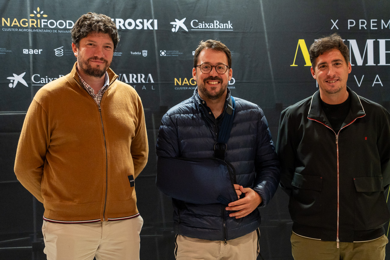 Alfredo Arbeloa, Tutti Food Group, Mula y Bodega Otazu ganan los X Premios Alimenta Navarra