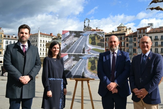 Un carril peatonal y ciclable unirá Pamplona con Zizur Mayor “en unos cuatro meses”