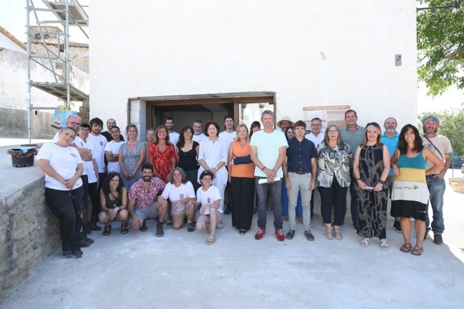 Un proyecto del SNE-NL permite construir el espacio rural comunitario Aldaia