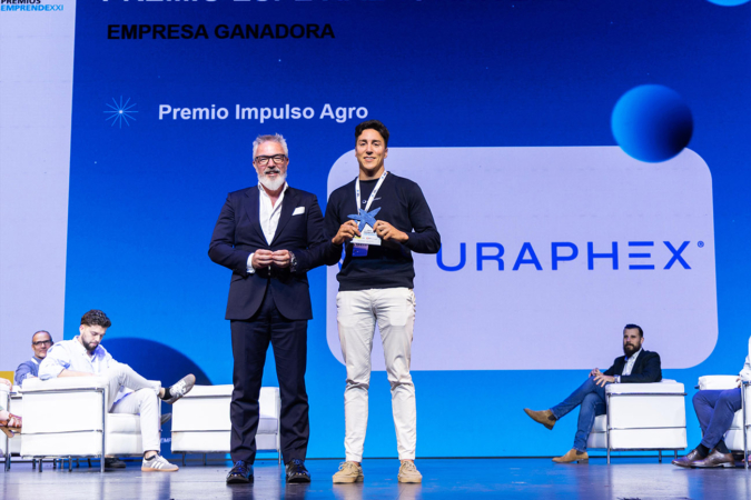 La navarra Uraphex gana el premio nacional EmprendeXXI en la categoría ‘Impulso Agro’
