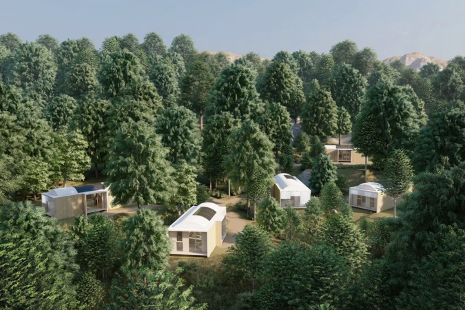 ‘Whabi’, la nueva vivienda prefabricada de Woodville para el turismo ecológico
